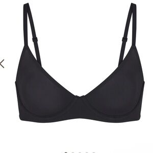 Skims fits everybody unlined demi bra in onyx 34D